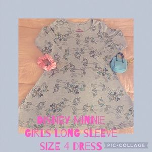 Disney 💕Minnie long sleeve dress 🌸Size 4, excellent condition